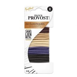 Frank Provost ELASTICI MINI SENZA METALLO COLORATI 24PZ. Elastico Capelli